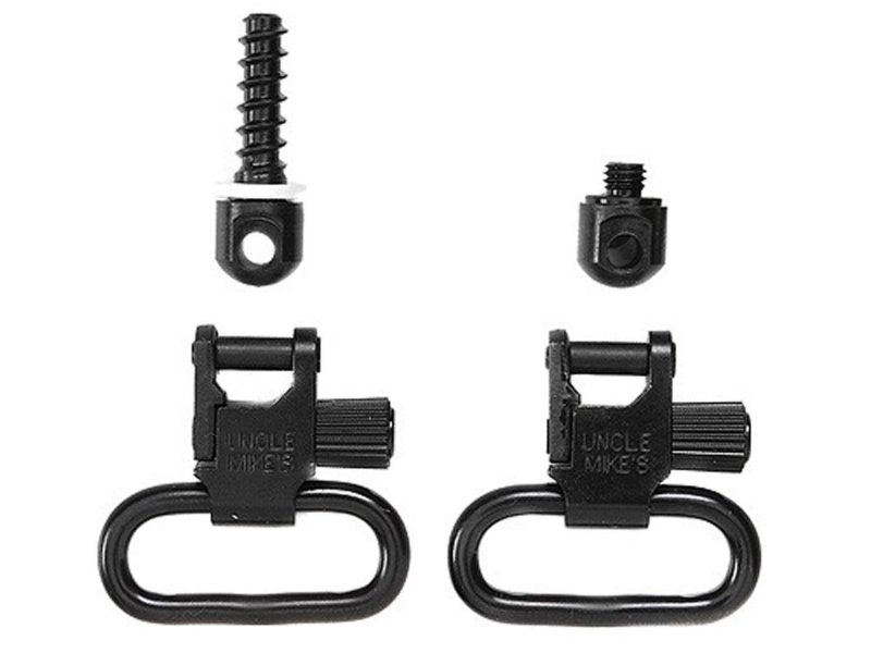Uncle Mike's Quick Detach Forend Band Swivel Set 1" Steel Black
