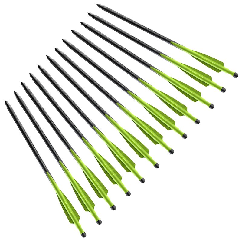 Barnett Outdoors Demun Hyperbolts BAR50037 7 In 2-Fletch 12pk 2 FLETCH