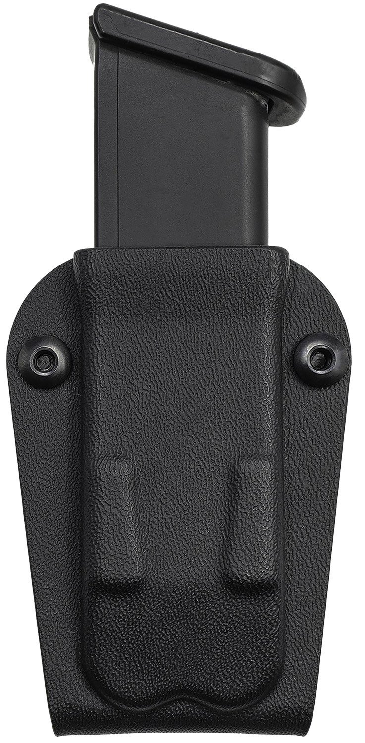 C&G 4002100 Universal Single Stack Mag Holder Black Kydex Belt Clip