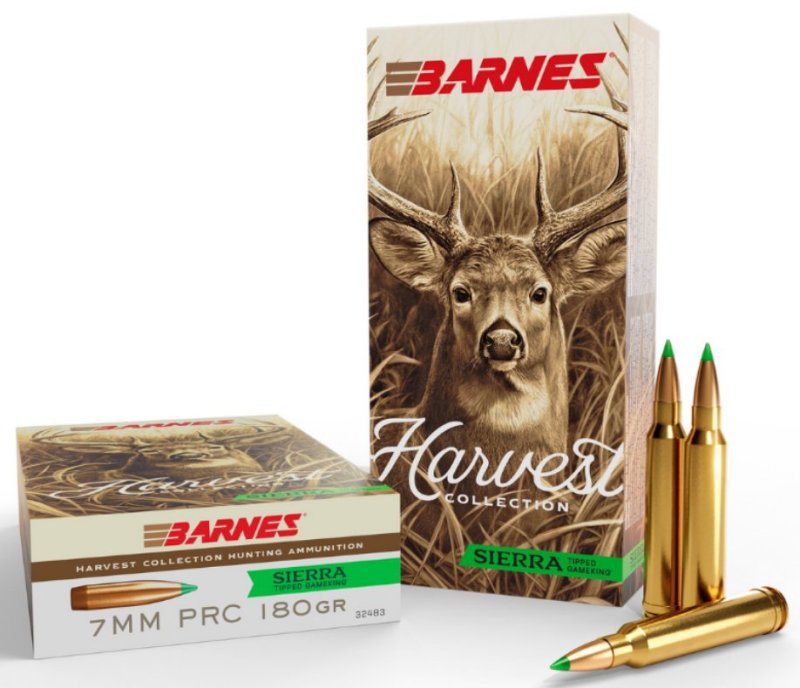 Barnes Harvest 7mm PRC 180gr Sierra Tipped GameKing 2960fps 20rd