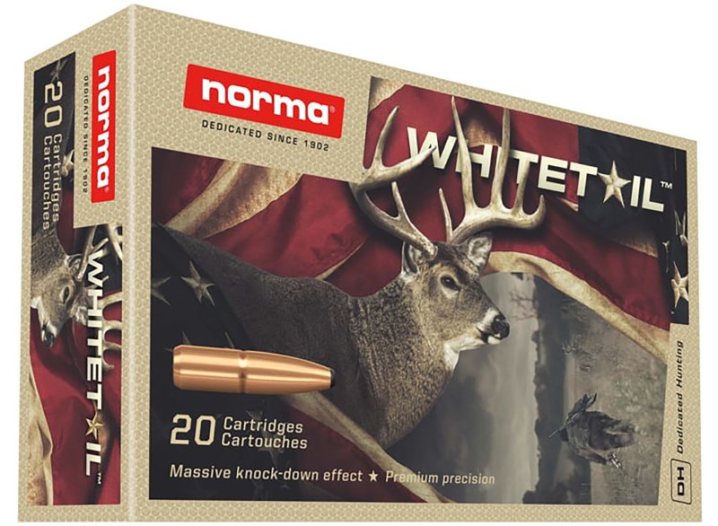 Norma 20171512 Whitetail 7mm Rem Mag 150gr Soft Point Ammo 20 Rounds