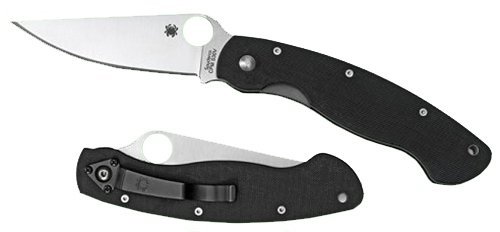 Spyderco C36GPE Military Knife 4" CPM S30V G-10 Black Handle