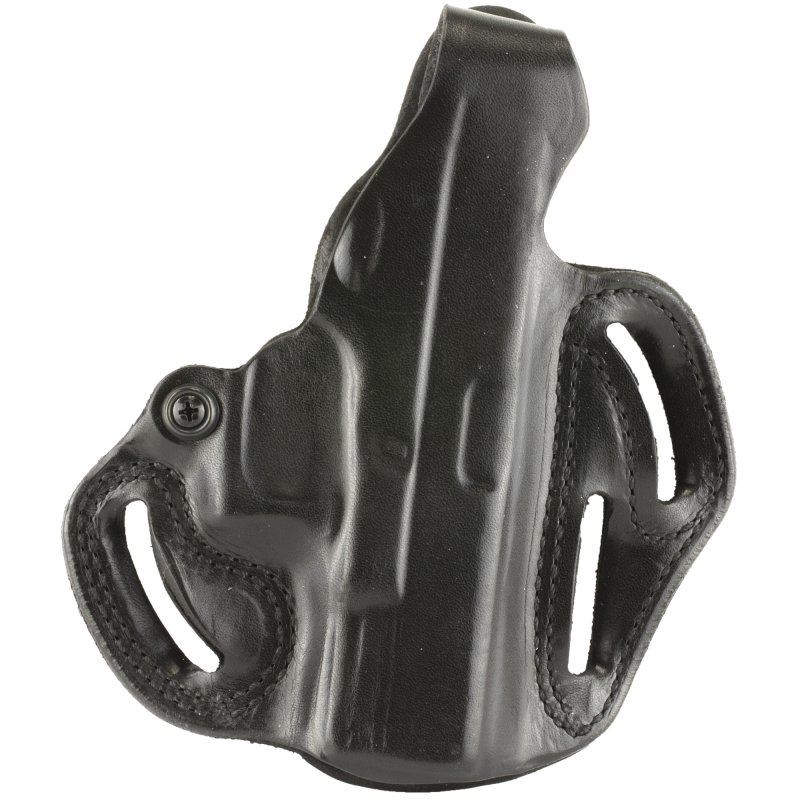 DeSantis 001BAB6Z0 Thumb Break Scabbard OWB Black Leather Holster Glock 19