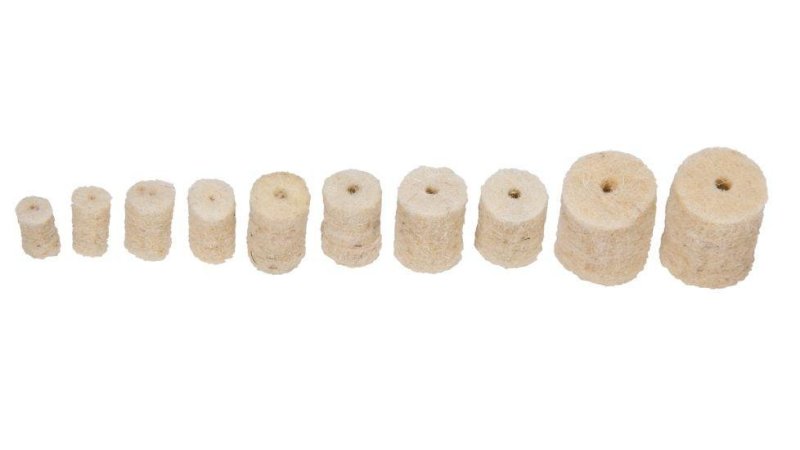 Tipton 1099945 Pistol Cleaning Kit .22-.45 Cal Nickel Plated Jags