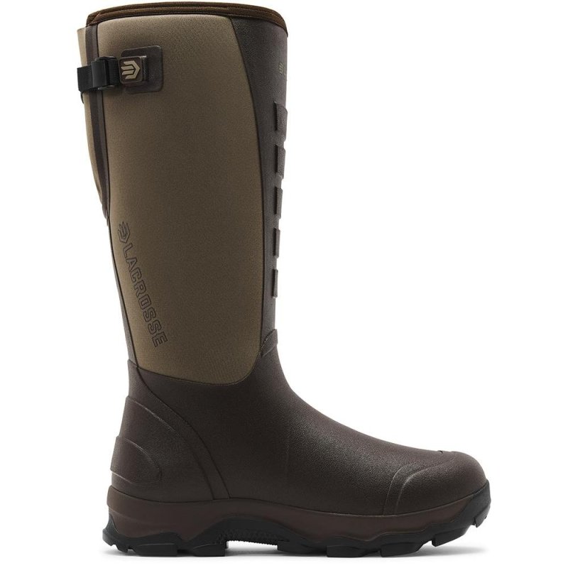 Lacrosse 62800308 Alpha Lite II 16" Boots Coffee Size 8 Waterproof