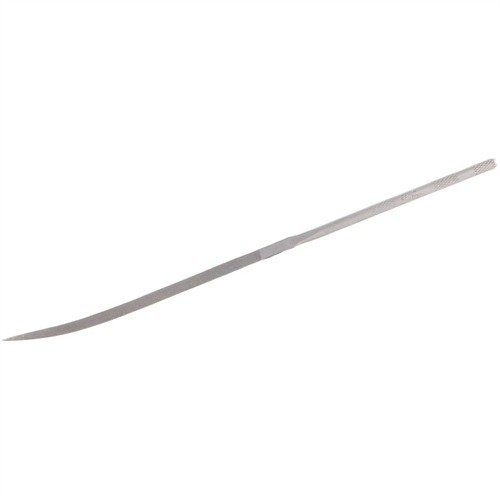 Brownells Three Square 60 Degree Bent Needle File Medium Cut Steel