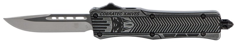 CobraTec SSWCTK1SDNS CTK-1 Small 2.75" OTF D2 Blade Black Handle