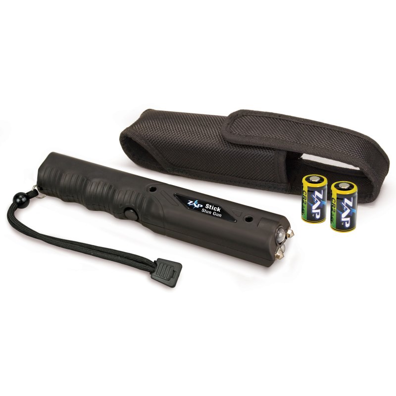 DNZ Products ZAPSTK800FB 800,000V Black 9In LED Flashlight
