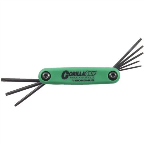 Bondhus 12632 Torx Wrench Set, 8-Piece (T6-T25) Fold-Up Design