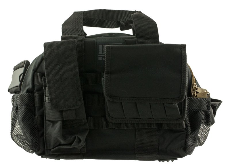 Bulldog BDT Tactical Black Range Bag MOLLE Mag Pouches BDT940B