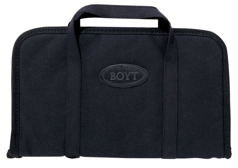 Boyt Harness Company 0PP640003 Rectangular Pistol Rug Black Canvas 9x6
