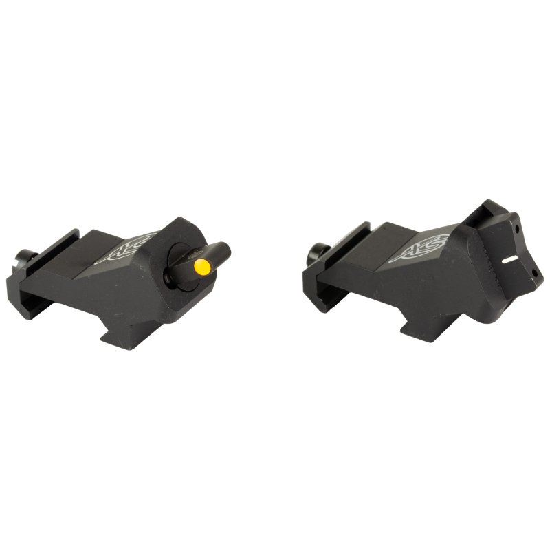 XS Sights AR00081N XTI2 45 deg Offset BUIS Set Black/Orange for AR-15