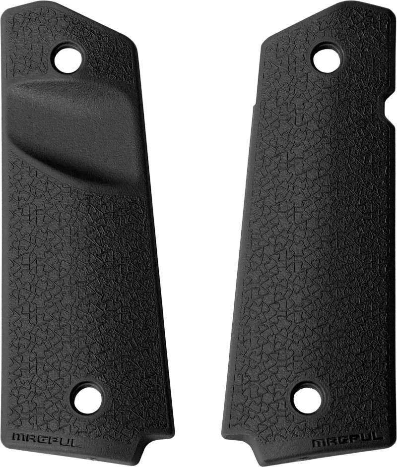Magpul MOE 1911 Grip Panels Black Reinforced Polymer MAG524-BLK