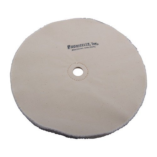 Brownells Muslin Polishing Wheel Loose 10" X 20-PLY 3/4" Arbor