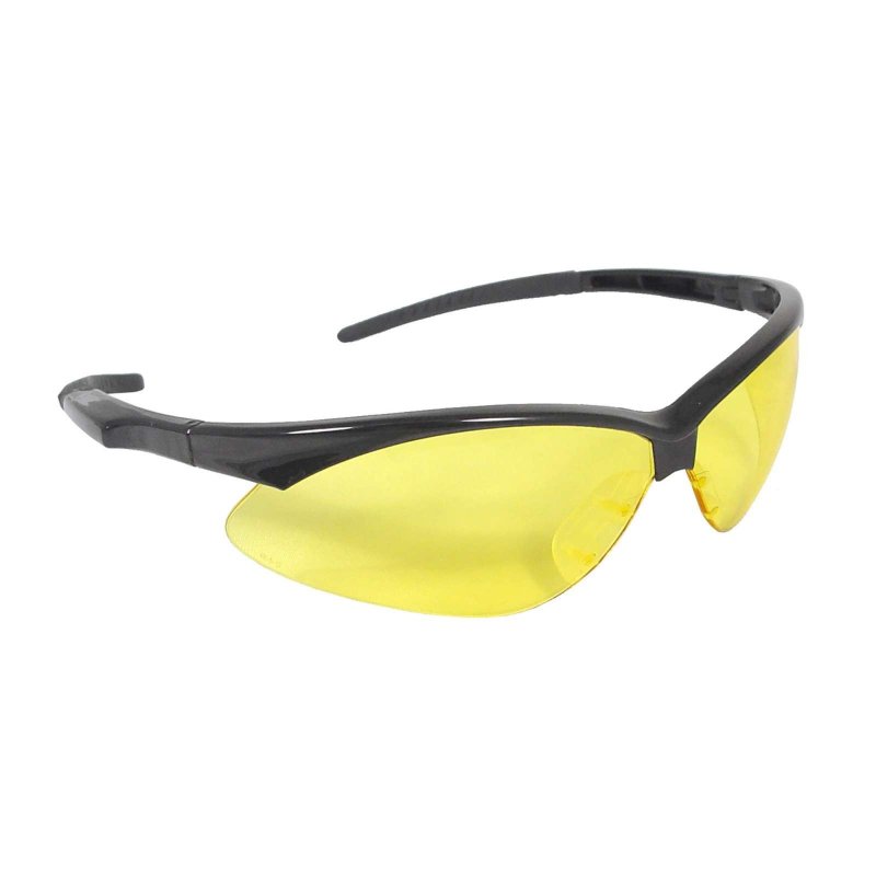 Radians Outback Shooting Glasses Amber Lens Anti-Fog Black Frame