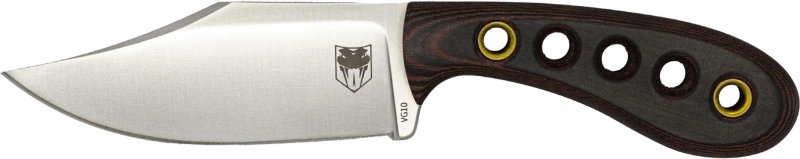 CobraTec Pocket Bowie Fixed Micarta Handle Stainless Steel
