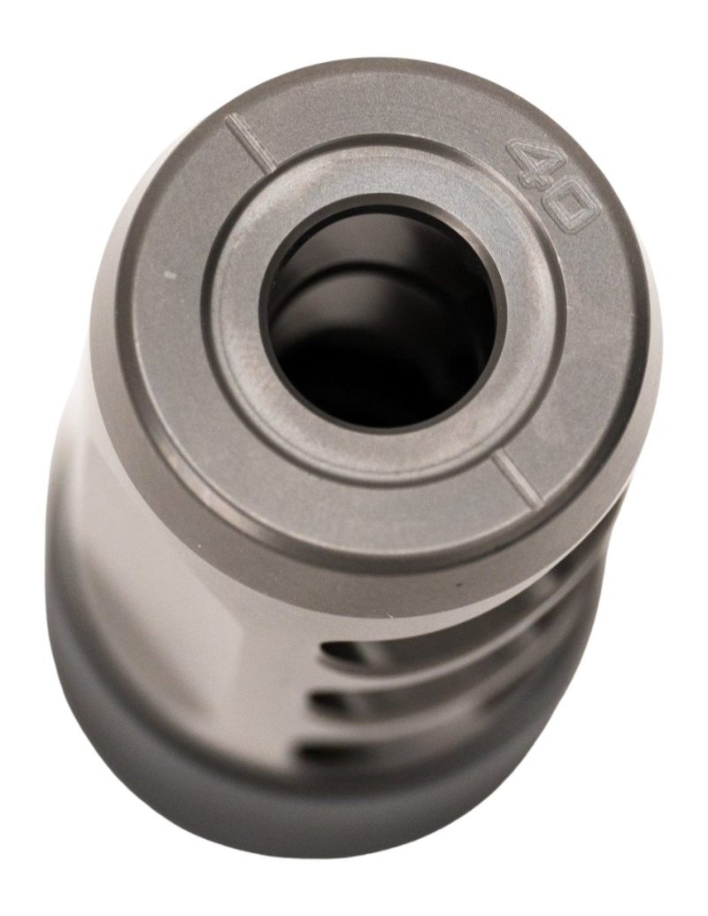 Area419 Hellfire Titanium Self-Timing Muzzle Brake .40 and Under 5/8x24
