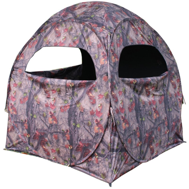 GSM Outdoors Spring Steel 75 Blind Pop-Up Shoot-Through Mesh Two-Person