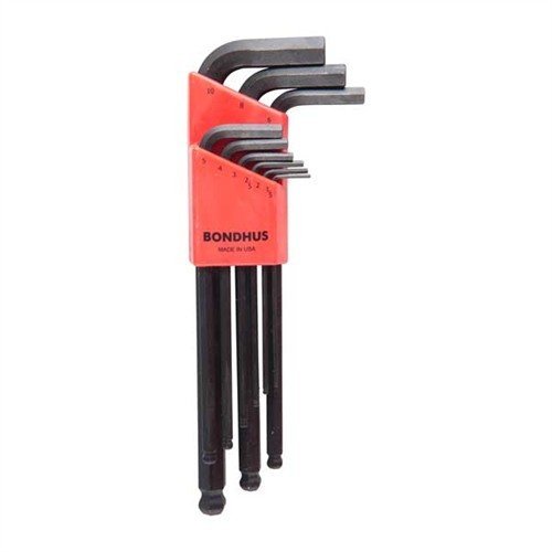 Metric Ball-Hex ''L'' Wrench Set by Bondhus - Allen Wrenches