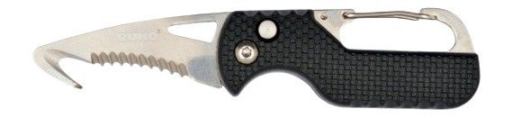 RUKO RESCUE 1.75In Black GFR Folding Knife RUK0194BK-CS