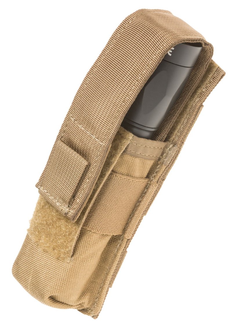 Tac Shield T4001CY Suppressor/Light Pouch 1000D Cordura Coyote MOLLE
