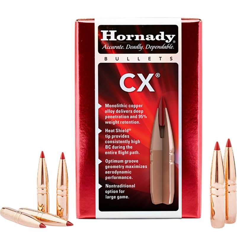 Hornady CX .338 Caliber 240 Grain Bullets 50 Box 33283