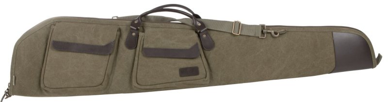 Allen Company 541-48 48 In Olive Cotton Canvas Leather Trim