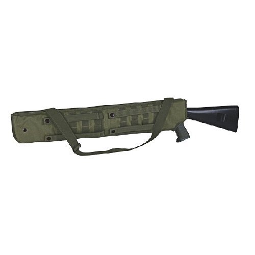 Voodoo Tactical Shotgun Scabbard OD Ripstop Nylon MOLLE-Ready