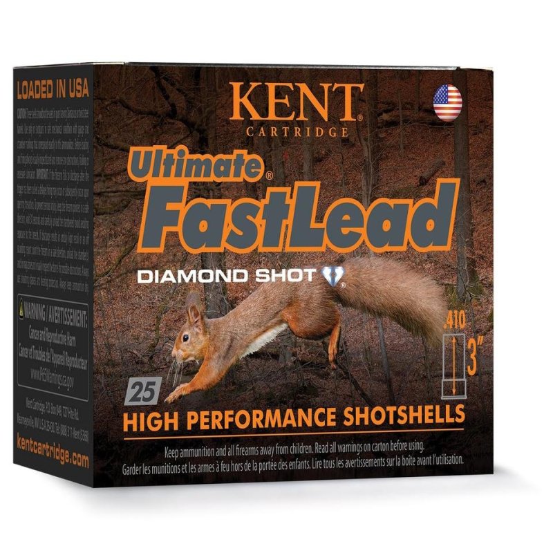 Kent K4103UFL196 Ultimate FastLead 410GA 11/16oz #6 25 Rounds