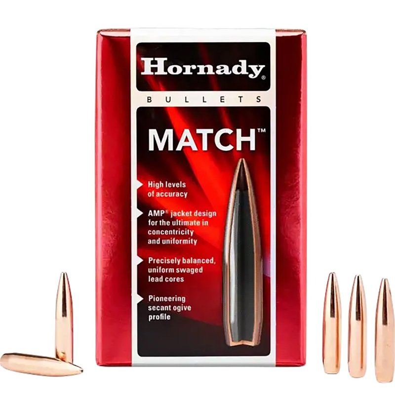 Hornady Match Target 30 Cal .308 208 gr HPBTM 100 Rounds
