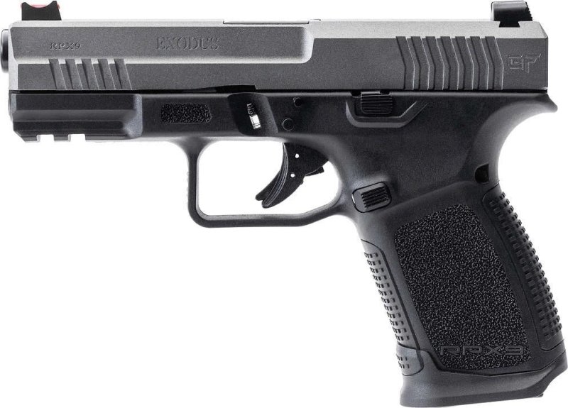 GForce Arms RPX3C9TG Pistol 9x19 15+1 Fiber Optic Gray Synthetic 4.02"