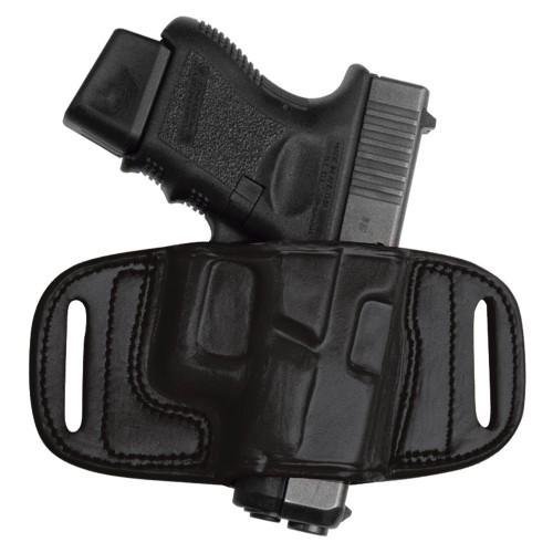 Tagua BH2-355 Quick Draw Belt Holster Glock 43 Black Right Hand Leather