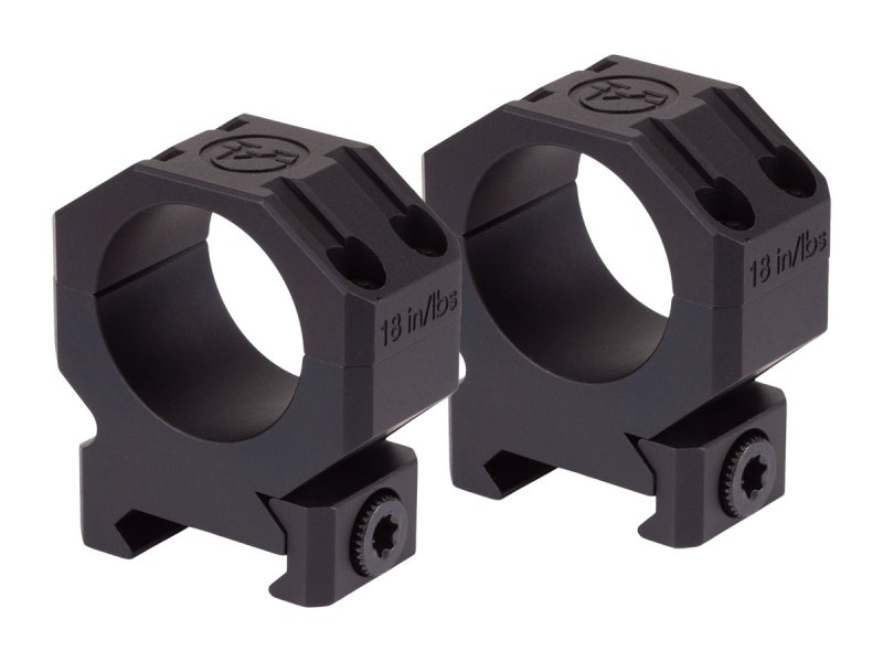 Athlon Optics Precision Tac 1in Scope Rings Medium 0.9in Height