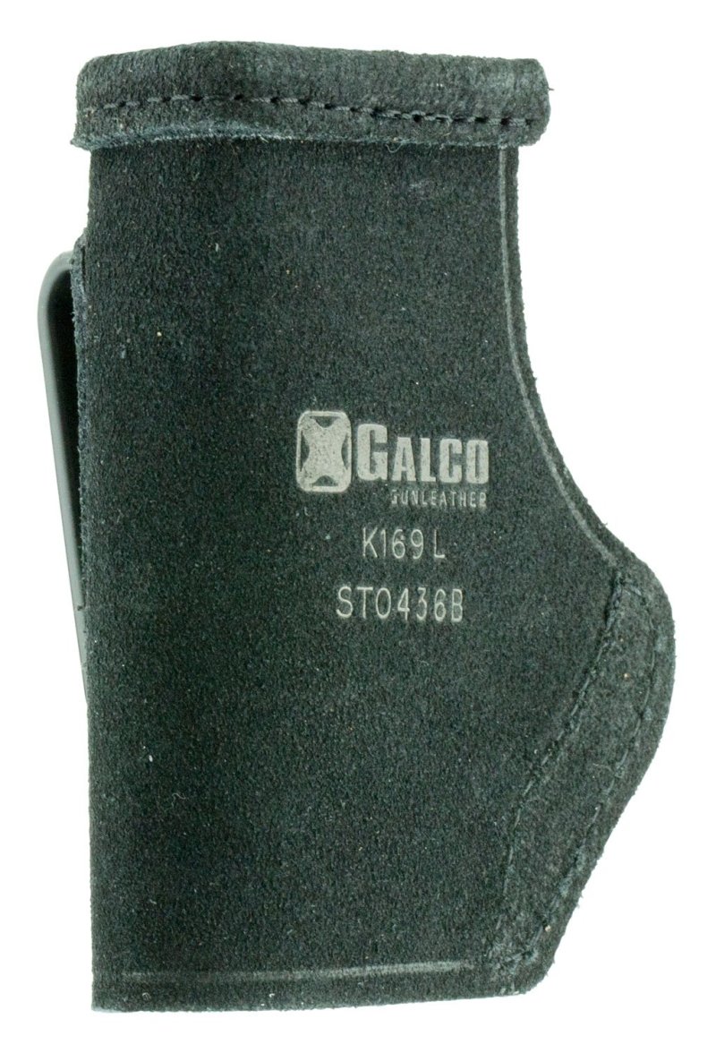 Galco Stow-N-Go STO436B IWB Black Leather Holster for Ruger LCP