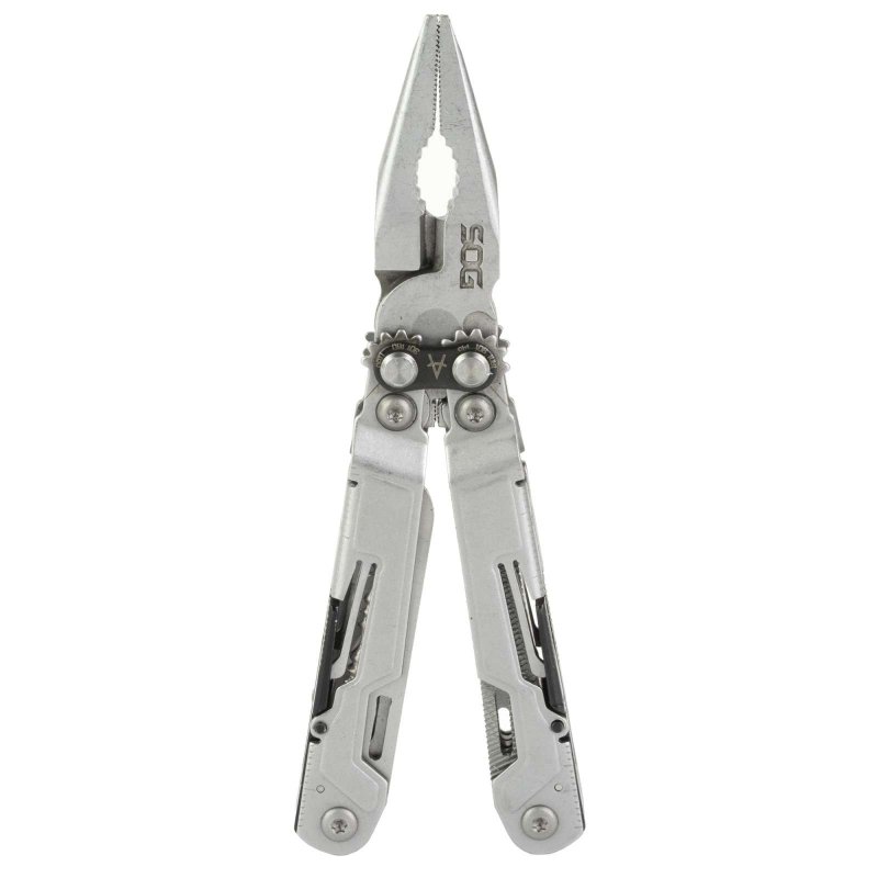 SOG SOG-PP1001-CP PowerPint Multi-Tool, 18 Tools, Stonewashed Steel