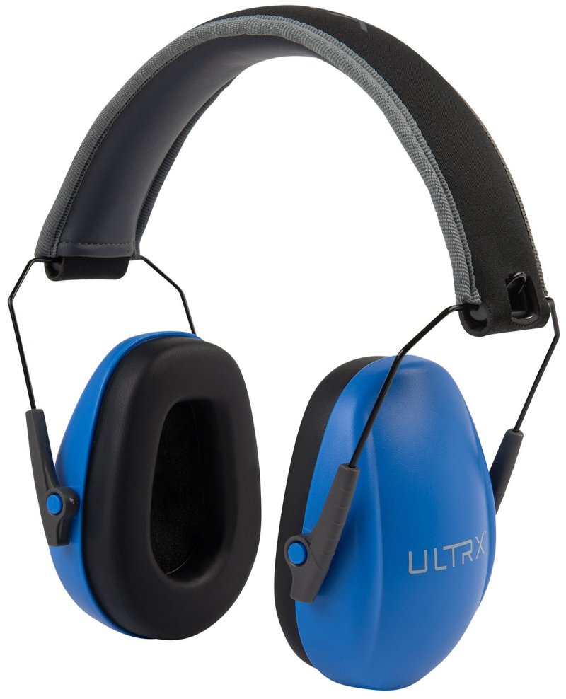 Allen Company 4175 Youth Passive Slim Over-the-Head Headphones Blue