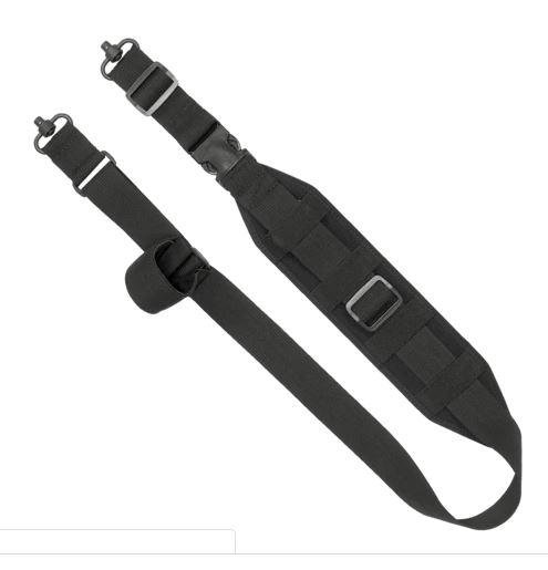 Grovtec QS Heavy Gunner Push-Button Swivels Black Sling