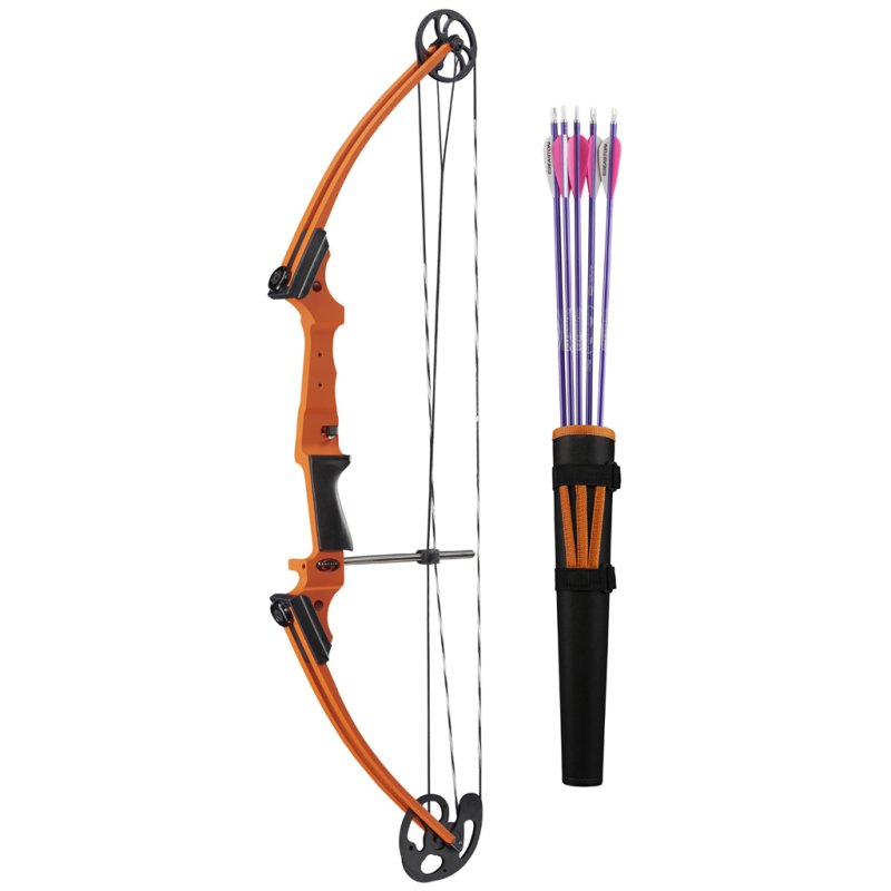Genesis 11419 Bow Set Orange RH, 10-20 lbs, 15-30" Draw, 35.5" Axle