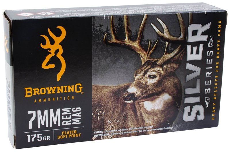 Browning Ammo Silver Series 7mm Remington Magnum Rifle Ammo