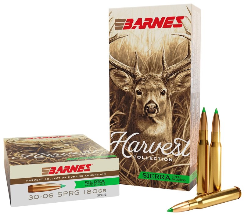 Barnes Bullets Harvest .30-06 Springfield 180Gr Sierra Tipped 20/Box