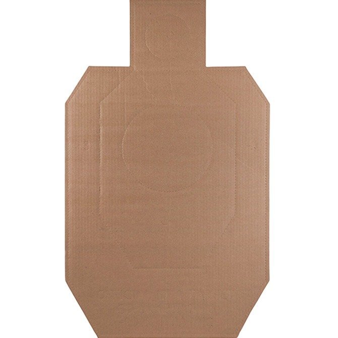 ACTION IDPA-CB-100 Cardboard Torso Cutout Target Silhouettes 100BX