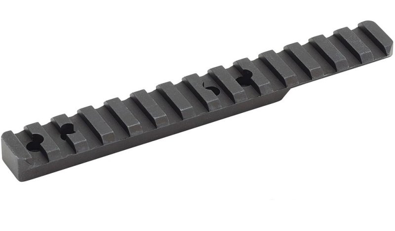 Aluminum Henry H014 Long Ranger 1-Piece Picatinny Rail, Black, Hardened 68 Rockwell, USA Made