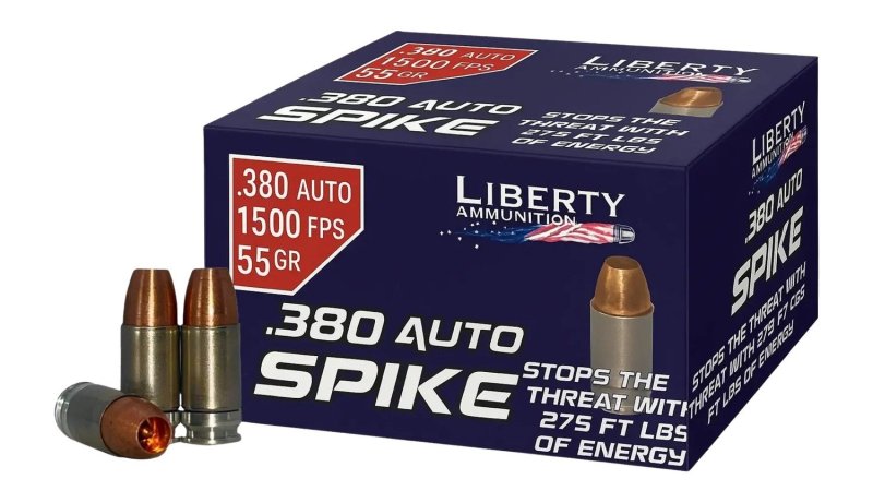 Liberty .380 ACP 55 Gr 1500 FPS 20 Rounds