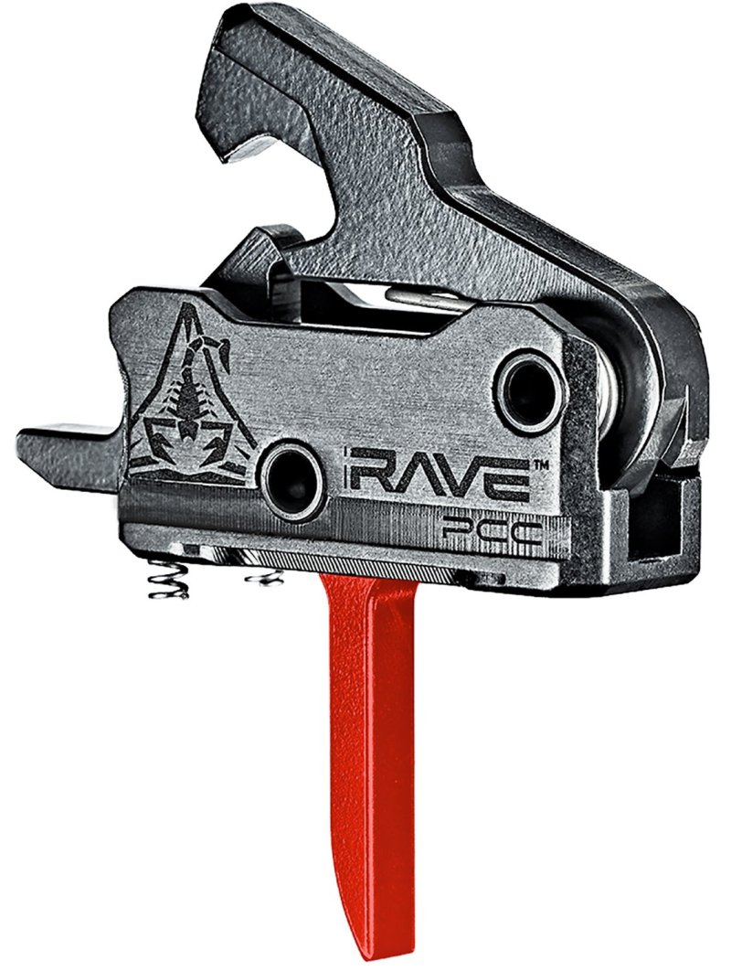Rise Armament T017F-PCC-RED Trigger, Red, Nitride, 3.5 lbs Pull