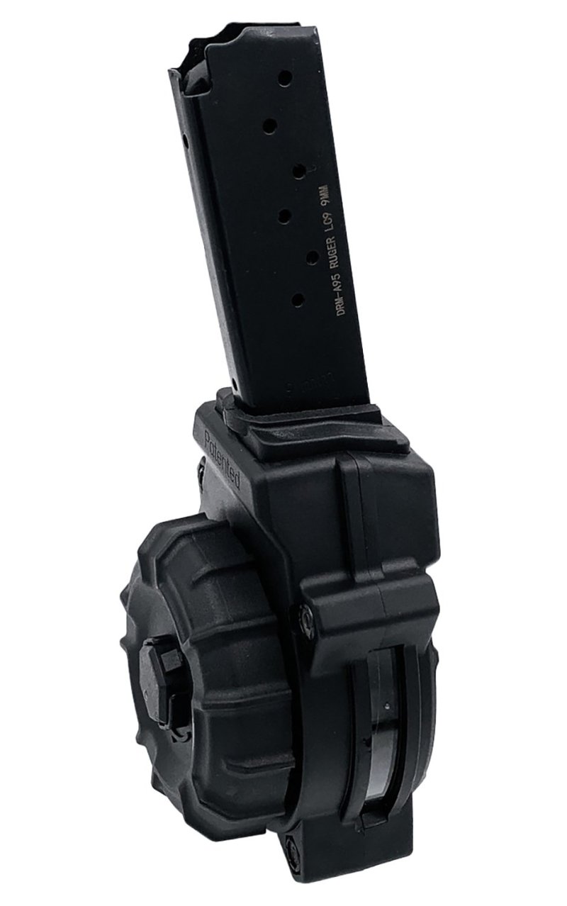 ProMag DRMA95 30rd Drum 9mm Ruger LC9/EC9 Black Polymer Magazine