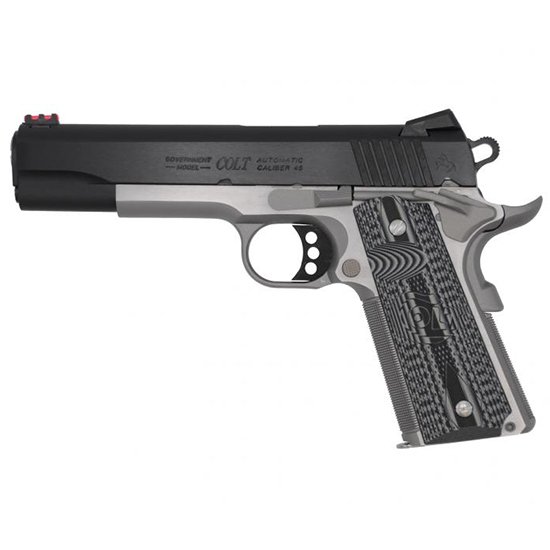 Colt ZO1070CCPTT 1911 45ACP 5" Blued Slide SS Frame Novak Sights Blemished
