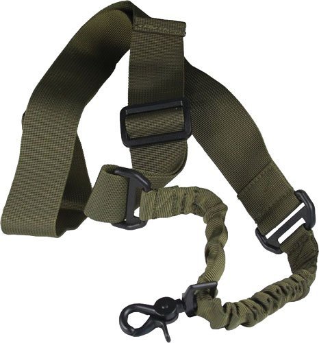 J&E Machine Tech TS-SL2G 1-Point Bungee Sling Green