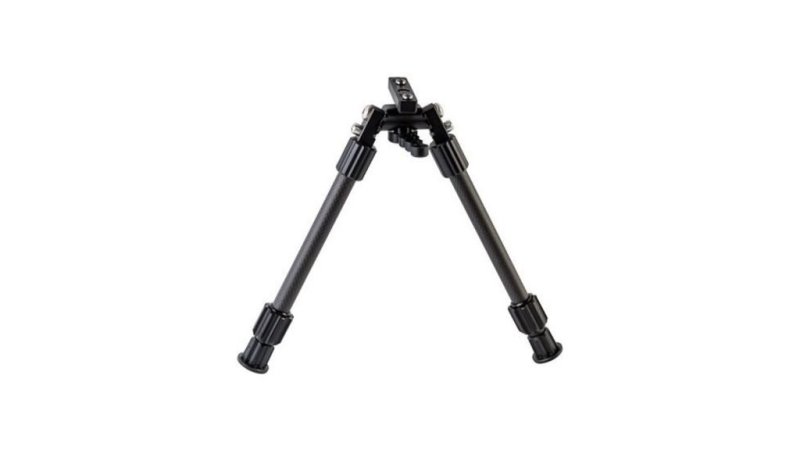Caldwell Accumax Premium Bipod, Adjustable 9-13", M-LOK/Key Mod, Carbon Fiber, Black, 1082223