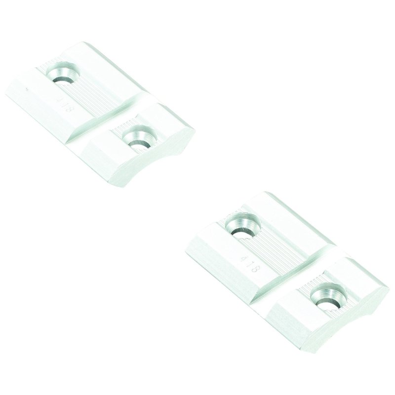 Weaver 48453 Top Mount Base 418S Silver 2-Piece Aluminum