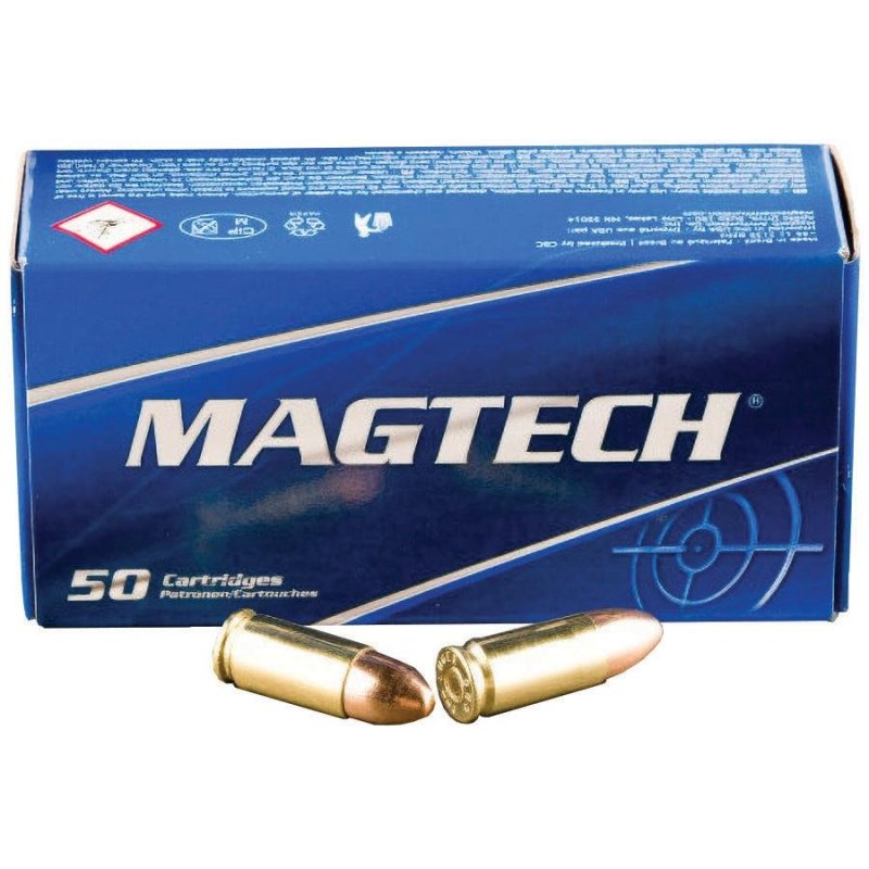 Magtech Ammunition 9mm Luger 115gr FMJ Brass Case 329Rd